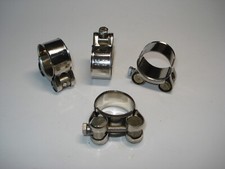 4 Stück Schlauchschellen Gelenkbolzenschelle Klemmschellen Edelstahl 26mm-28mm