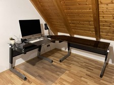 Schreibtisch (Eckschreibtisch, Glas)  zu verkaufen !!