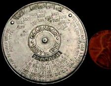 V912: 1907 (1927) ewiger Kalender Gerät: David Brücke & Co., Manchester