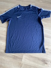 Nike Trainings Fitness Lauf Shirt Herren T-Shirt Kurzarm Fußball Training Blau