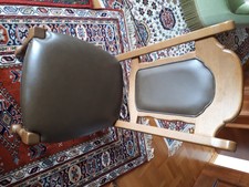 6 Esszimmerstühle / Esszimmertisch 140 x 100 cm,  Tisch Eiche, fast neuwertig