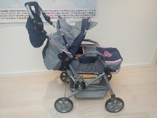 Bayer Chic 2000 3in1 Kombi Puppenwagen Kinderwagen 