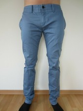 Schicke Tommy Hilfiger Chino in taubenblau, Gr. W32/L34