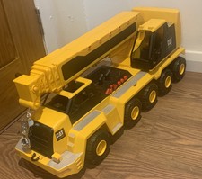 Cat Massive Maschine 10 Rad Kran (gelb) Lichter bewegt & klingt