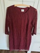 Vila Spitzenkleid bordeaux Gr. M NP 49,95 neuwertig