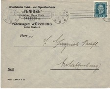 DR Geschäfts-Brief EF Würzburg 23.10.24 "Tabak und Zigaretten Lager in Würzburg"