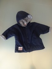 BABY BEE schöne warme Jacke mit Kapuze für Junge  Gr.74/80,  dunkelblau
