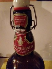 Braune Glasflasche Bierflasche 2 Liter mit Bügelverschluss 