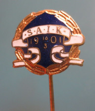 alte Nadel von einem schwedischen Fussballverein                      emailliert