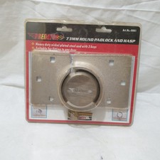 73 mm Van Garage Schuppentor Sicherheit Vorhängeschloss Hasp Set Schloss Gerät Schwerlast Stahl