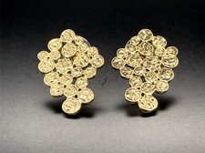 *SCHMUCKJAGD*  OHRSTECKER GELBVERGOLDET