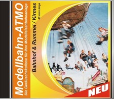 CD Modellbahn Atmo 2 Geräusche Modelleisenbahn Rummel Kirmes Bahnhof