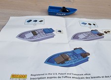 BEST-LOCK Bausteine Polizeiboot - LEGO kompatibel