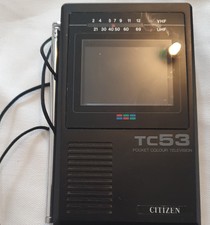 Vintage Citizen TC53-1B Handheld-LCD-TV - funktioniert*