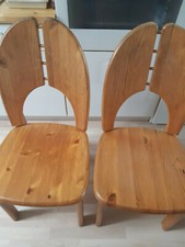 2 Massivholz-Stühle, neuwertig, Kiefer, dän. Hersteller, Neupreis: 200 EUR/Stuhl