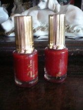 2 Stück NAGELLACK  -GLOSSY BOX - Catherine Rot Glitzer 