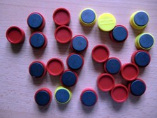 25 St. Haftmagnete für Whiteboard - Pinwand gebraucht, sehr gut erhalten