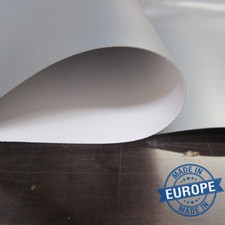 Abdeckplane LKW Plane Grau Weiß 7,80 x 3,00 ca 720  gr/m² - 17 kg