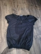 Schöne Bluse von Yessica, Grösse M, Kurzarm, grosser Rundhalsausschnitt, guter Z