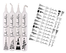 Kerzentattoo Frohe Weihnachten für Stabkerzen Tattoofolie, für  Sparfüchse DIY