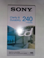 Sony Video Cassette  E-240CDG - VHS Leerkassette - NEU / OVP