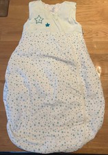 Baby Schlafsack 70 cm Sterntaler  weiß blau Töne Sterne  super Zustand  wie neu