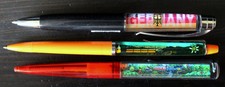 3x Floaty Pen - Schwimmkugelschreiber  - Deutschland - Australien - Zillertal