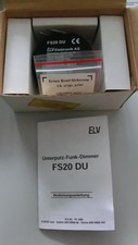 ELV FS20 DU-2 Funk-Dimmer Unterputz , unbenutzt Original verpackt Nr. 56204