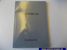 Bedienungsanleitung / Betriebsanleitung ZX-D-8002 CITROEN ZX (N2) 1,1