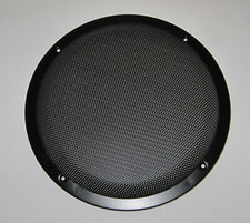1 Gitter Hifi Lautsprechergitter 25cm 250mm Schutzgitter fein schwarz 10" #28204