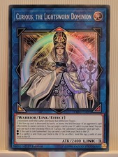 Yu-Gi-Oh! Curious, the Lightsworn Dominion EXFO-EN091 1. Edition - EX/NM - SR