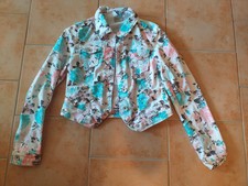 Jeansjacke Gr. S Jeans Jacke Dreamstar Jacket Damenjacke Blumen Modern Schick