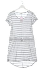 RICH & ROYAL Sommerkleid Damen Gr. DE 40 wollweiß-silberfarben Casual-Look