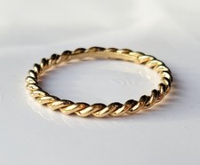 NEU Kordelring 585 Gold Gr. 56 Seil Ring 14 Karat 
