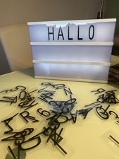 LED Leuchteschild Leuchtkasten Buchstaben Lichtbox Lightbox Box Message Board