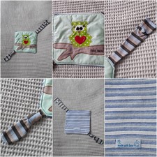 Baby Schnuffeltuch Schmusetuch * Eule Oskar * Unikat