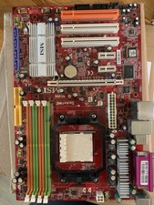 MSI K9N Neo MS-7260 Ver: 1.0 DDR2 - ATX - Sockel AM2 - mit AMD Athlon x2 CPU