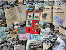 Banknoten , Ansichtskarten , Orden und Abzeichen , alte Zeitung und mehr