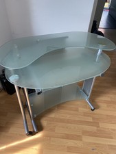 schreibtisch glaß 