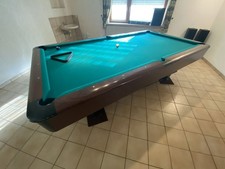 Pool Billardtisch 9 oder 10 Fuß, Turniergröße, Braun, mit Zubehör