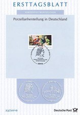 BRD 2010: Porzellanherstellung! Ersttagsblatt Nr. 2805 mit Bonner Stempel! 21-05