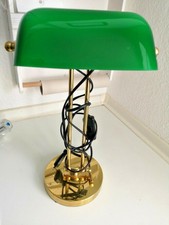 Schreibtischlampe Reto , gebraucht und mit leichten Gebrauchsspuren, Glas i.O. 