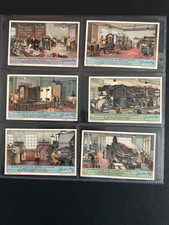 Handelskarten Liebig Vorbereitung eines unschichtigen Papiers 1934 Komplettset S1294