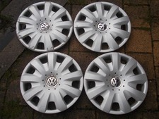 4x Original 15" VW Radkappen 1T0 601 147 D Golf PassatTouranBeetle Radzierblende