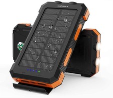 X-DRAGON Solar Powerbank 500000mAh Wasserdicht Solar Ladegerät mit Dual USB DHL