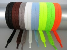 Schnürsenkel 70-200cm Flachsenkel Schwarz Weiß Senkel Sneaker Neon Polyester NEU