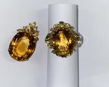 TIFFANY GEMS Set Ring + Anhänger (750) 18k Gold und Diamant mit Zertifikat