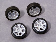 Alufelgen 1:18 Komplettrad 1 Satz Mercedes 190E  AMG Tuning BBS GLC 250 R    