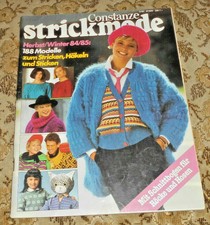 Constanze  Strickmode 1984 188 Modelle Stricken  Strickheft Handarbeitsheft 