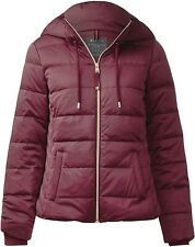 Street One Damen Winter Daunen Jacke Daunenjacke Hüftlang rot Gr. 40 / 200338